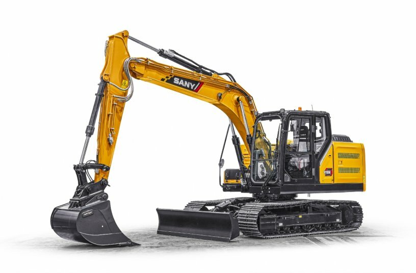 SANY SY135C update – with redesigned cab and further improvements<br>IMAGE SOURCE: SANY