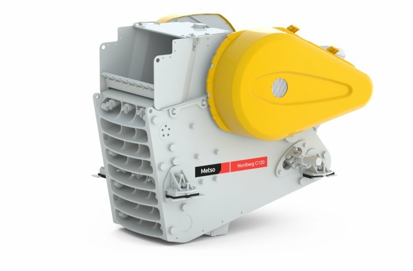 Metso C Series jaw crusher<br>IMAGE SOURCE: Metso
