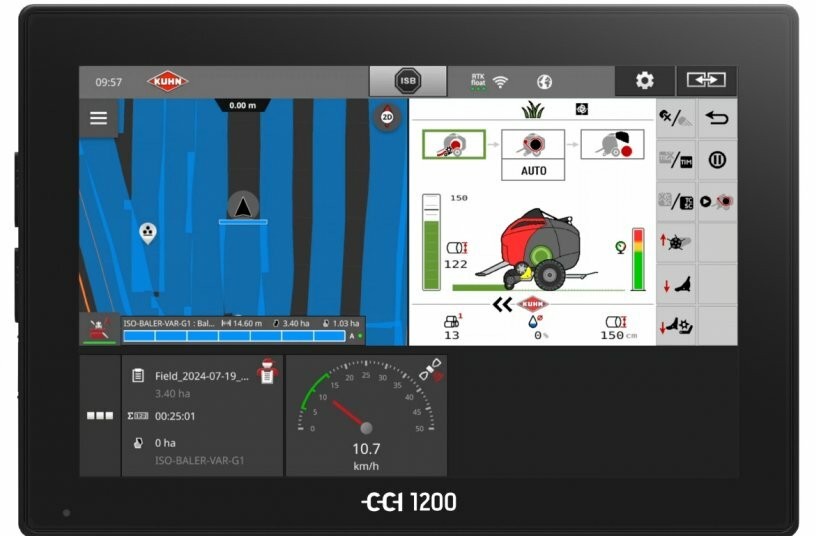 View of the tractor terminal with the TC-SC function<br>IMAGE SOURCE: KUHN-GELDROP B.V.