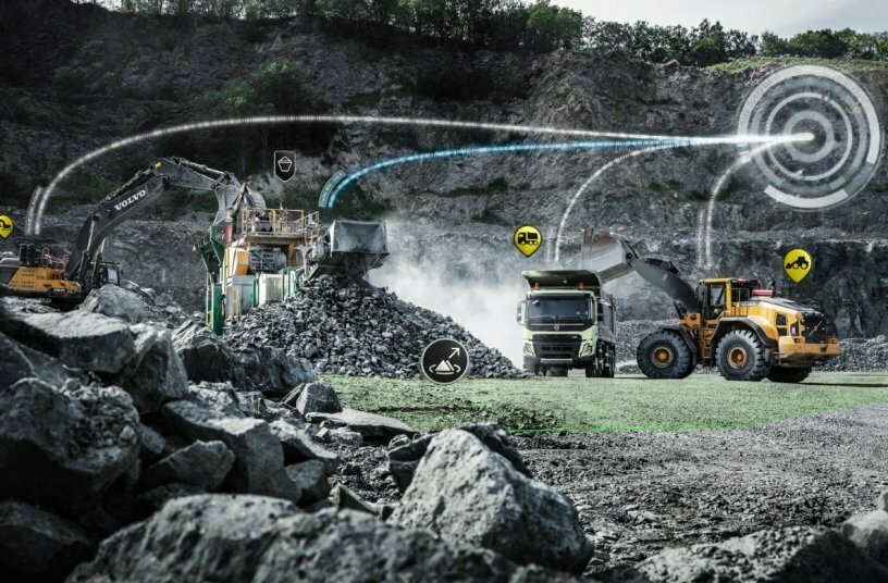 Site Operations unterstützt Kunden mit markenunabhängiger Flottenüberwachung<br>BILDQUELLE: Volvo CE