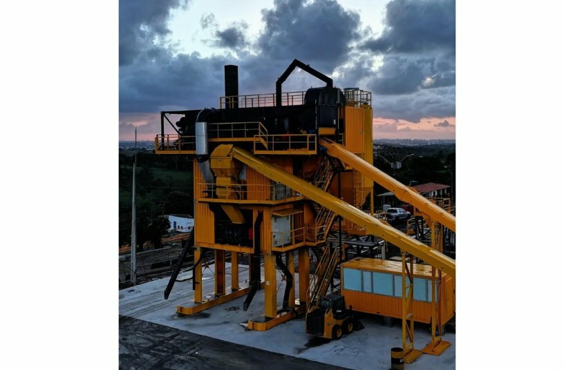 Lintec CSD2500B Asphalt Mixing Plant with production capacity of up to 180 tph.<br>IMAGE SOURCE: Lintec & Linnhoff Holdings Pte Ltd