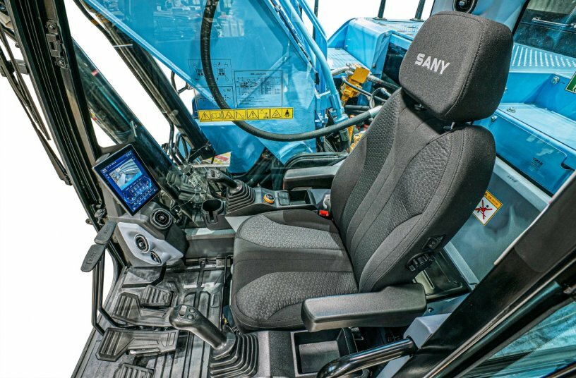 In addition to the electric drive, the cab has also been given a new and modern look<br>IMAGE SOURCE: SANY