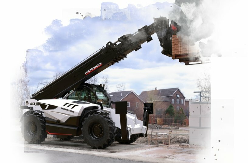 HİDROMEK HMK Telehandler<br>IMAGE SOURCE: HİDROMEK