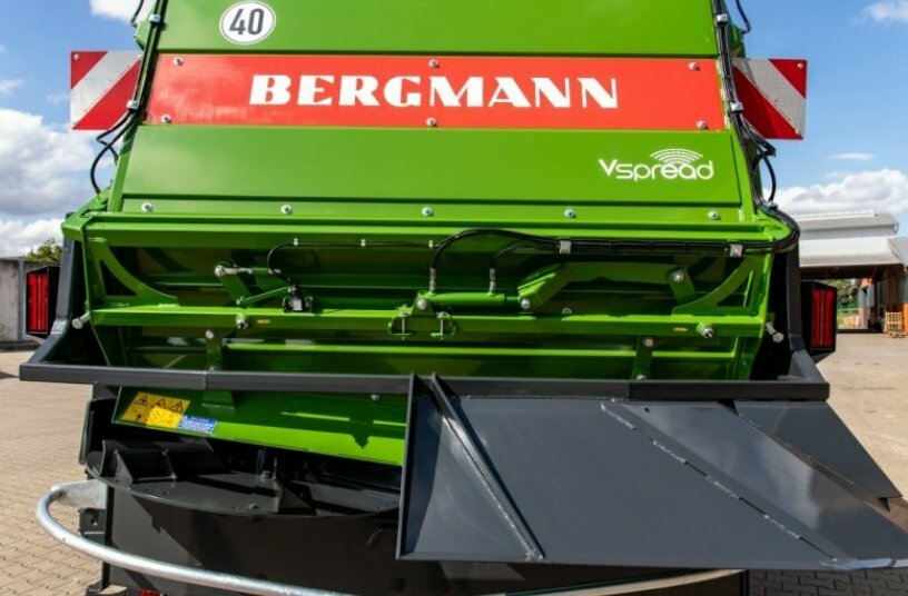 Die LED-Beleuchtung ist oberhalb des Streuwerks angebracht. Der runde Unterfahrschutz lässt herabfallendes Streumaterial abgleiten.<br>BILDQUELLE: Ludwig Bergmann GmbH