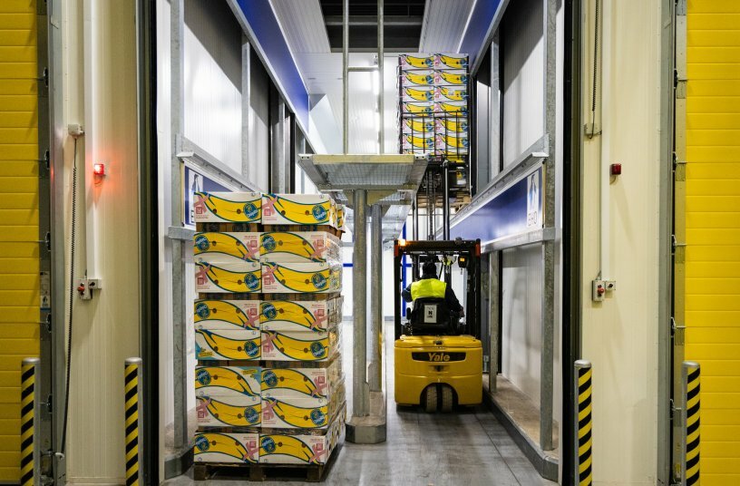Efficient Yale® fleet helps keep fruit fresh at Chiquita<br>IMAGE SOURCE: Yale