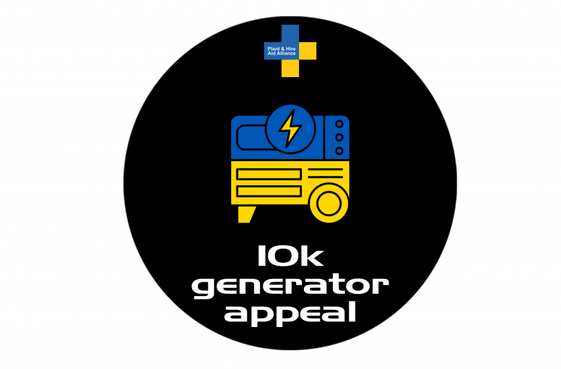 10,000 Generators for Ukrainian Families<br>IMAGE SOURCE: Plant and Hire Aid Alliance