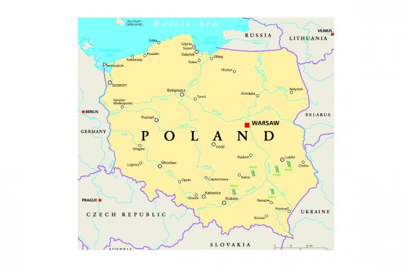 Map of Poland<br>IMAGE SOURCE: JOSKIN