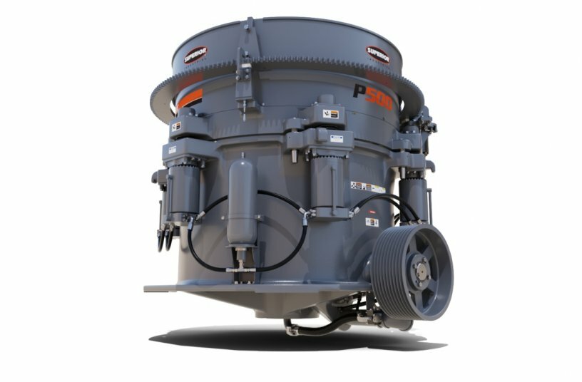 600 HP Crushing Performance on a P500 Frame<br>IMAGE SOURCE: Superior Industries, Inc.