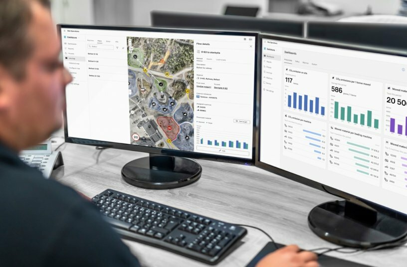 New Volvo Site Operations maximizes job site productivity by consolidating data across brands<br>IMAGE SOURCE: Volvo CE