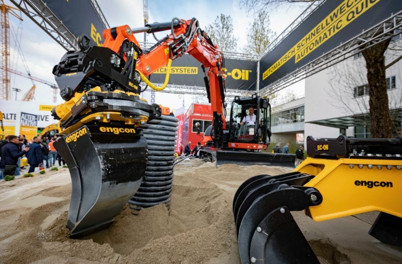engcon nimmt an der Bauma 2025 in München teil<br>BILDQUELLE: engcon