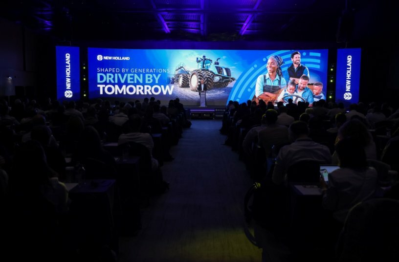 Ozkan Eren speaks at the New Holland Convention<br>IMAGE SOURCE: New Holland Agriculture