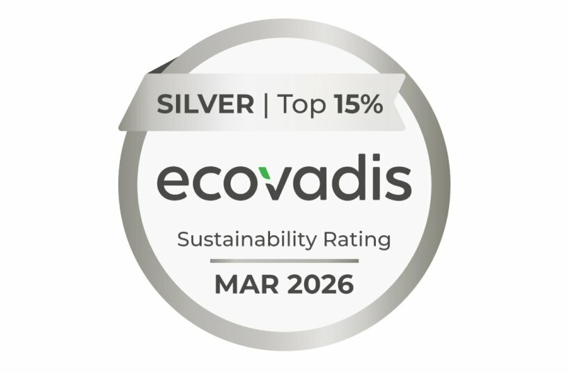 The renowned sustainability rating agency EcoVadis confirms Doka’s top performance, particularly in the environmental category.<br>IMAGE SOURCE: Doka GmbH