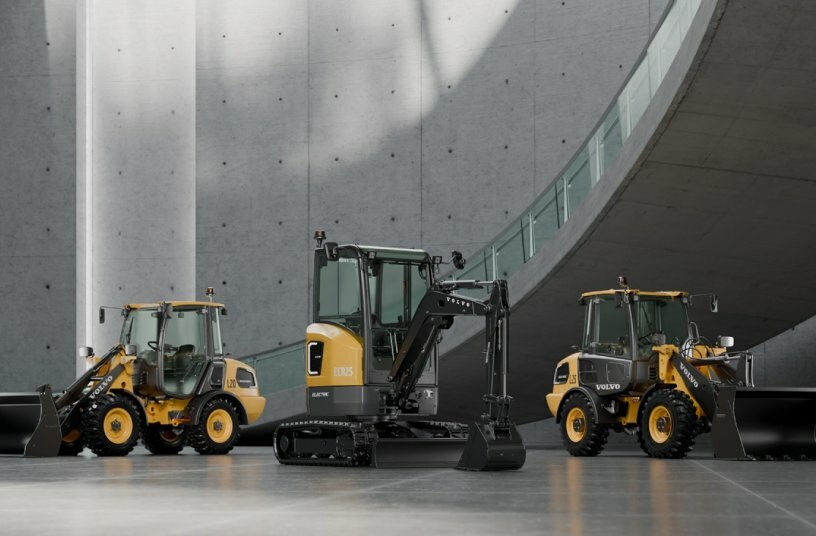 Länger arbeiten: Kompakte E-Maschinen mit verbesserten Laufzeiten<br>BILDQUELLE: Volvo CE