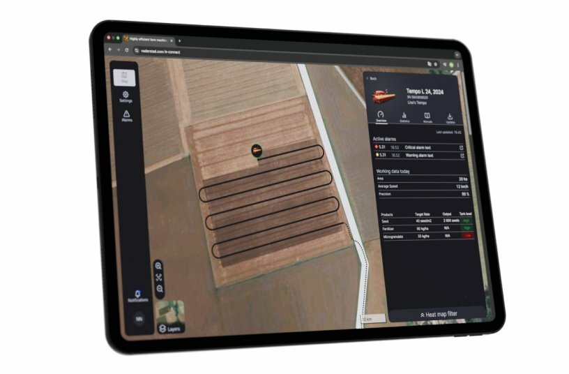 Väderstad launches E-Connect - A new era of smart farming<br>IMAGE SOURCE: Väderstad
