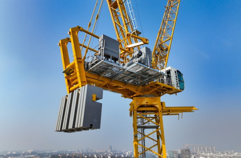 New Potain MCR 625 is a high-speed, high-performance luffing jib crane for the world’s fastest-growing markets<br>IMAGE SOURCE: Manitowoc