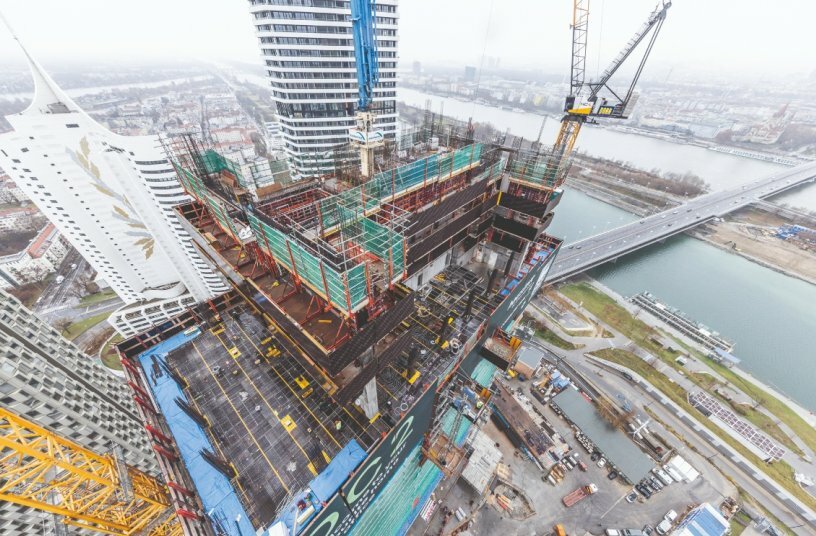New addition to the Vienna skyline: Reaching heights of 174 metres with ...