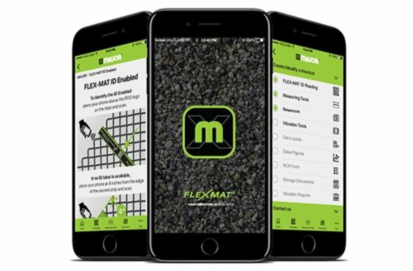 Depending on the type of user, The MAJOR App includes marketing materials, expert documents and a newsroom with articles and announcements as well as the RFID reader and the FLEX-MAT Sensor.<br>IMAGE SOURCE: MAJOR