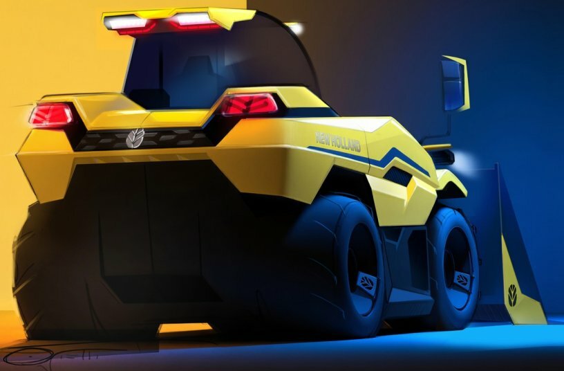New Holland hybrid Telehandler<br>IMAGE SOURCE: New Holland Agriculture