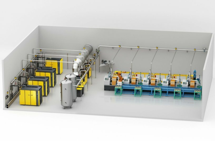Strategically placed sensors in a compressed air system enhance safety, efficiency, and sustainability.<br>IMAGE SOURCE: KAESER KOMPRESSOREN SE