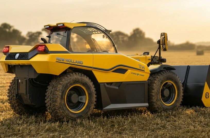 New Holland hybrid Telehandler<br>IMAGE SOURCE: New Holland Agriculture