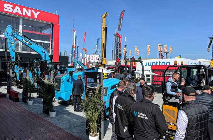 Starker Auftritt, neue Partnerschaften und volles Haus – SANY ist in Europa angekommen<br>BILDQUELLE: SANY Europe GmbH