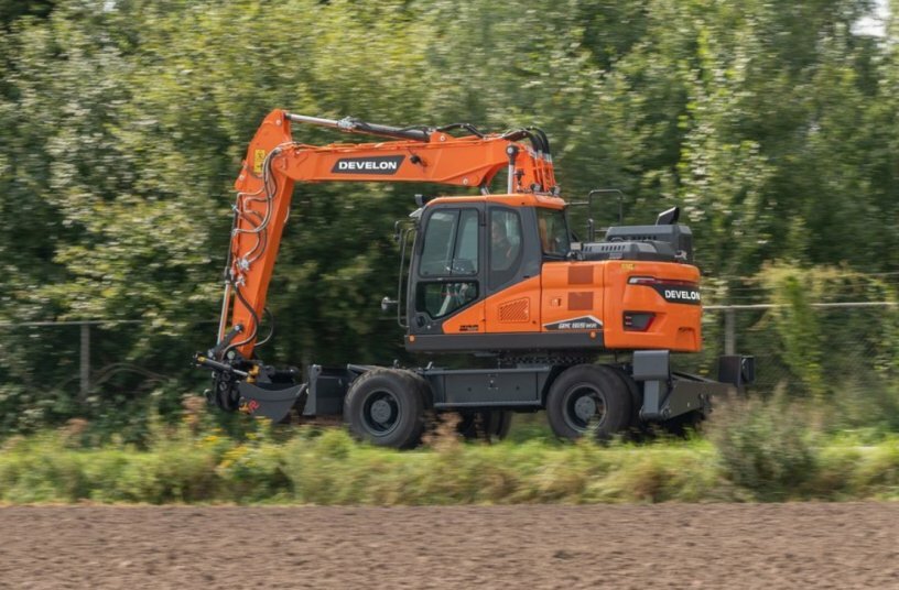 Major Performance Upgrades on Develon Wheel Excavators<br>IMAGE SOURCE: DEVELON