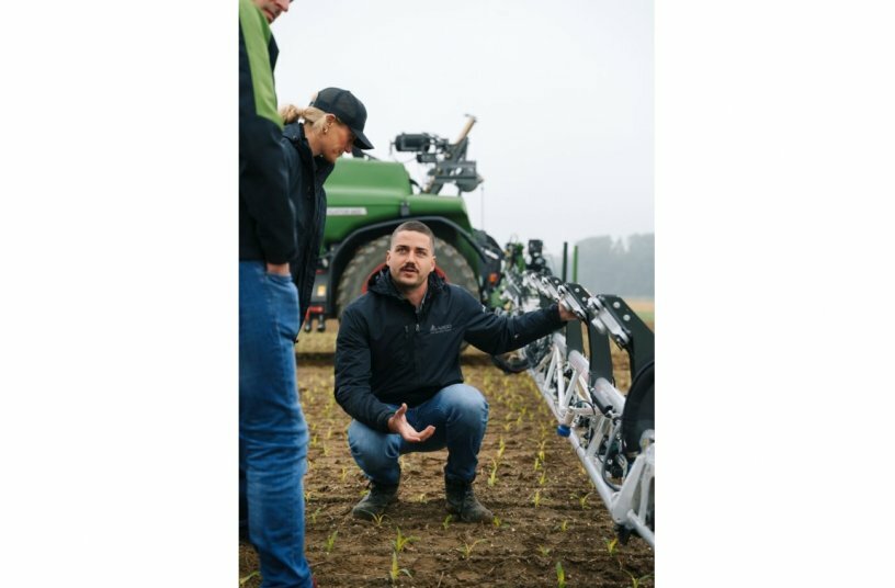 AI-based SymphonyVision targeted spraying technology from PTx brand Precision Planting<br>IMAGE SOURCE: AGCO