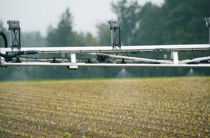 AI-based SymphonyVision targeted spraying technology from PTx brand Precision Planting<br>IMAGE SOURCE: AGCO