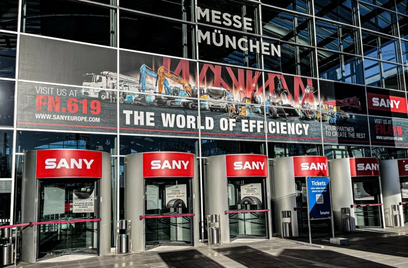 Starker Auftritt, neue Partnerschaften und volles Haus – SANY ist in Europa angekommen<br>BILDQUELLE: SANY Europe GmbH
