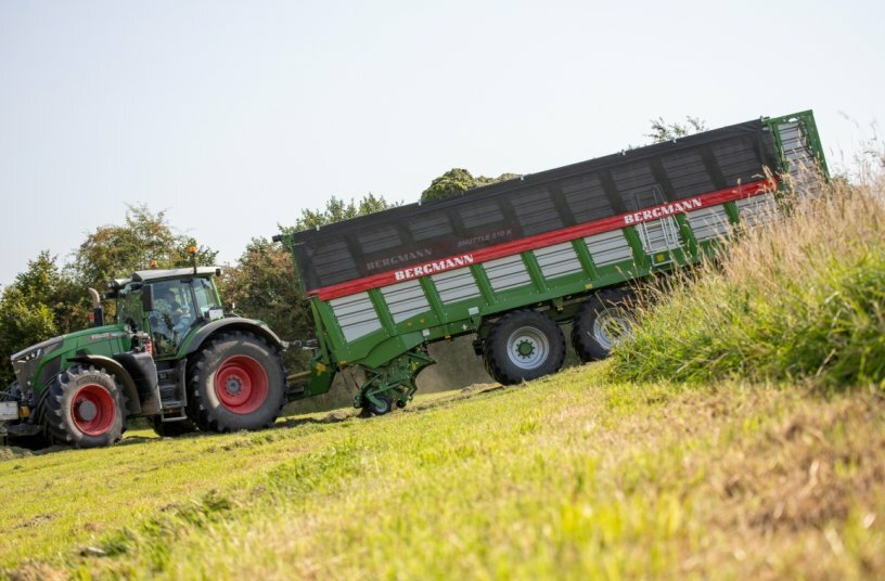 Saubere Futteraufnahme durch pendelnde Pick-up.<br>BILDQUELLE: Ludwig Bergmann GmbH