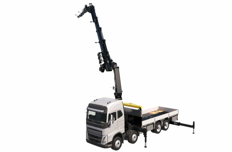 Hiab launches the new HIAB iQ.708 HIPRO 60-70 tm range loader crane<br>IMAGE SOURCE: Hiab