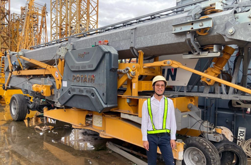 Building up Bangkok with Potain self-erecting cranes<br>IMAGE SOURCE: THE MANITOWOC COMPANY, INC.