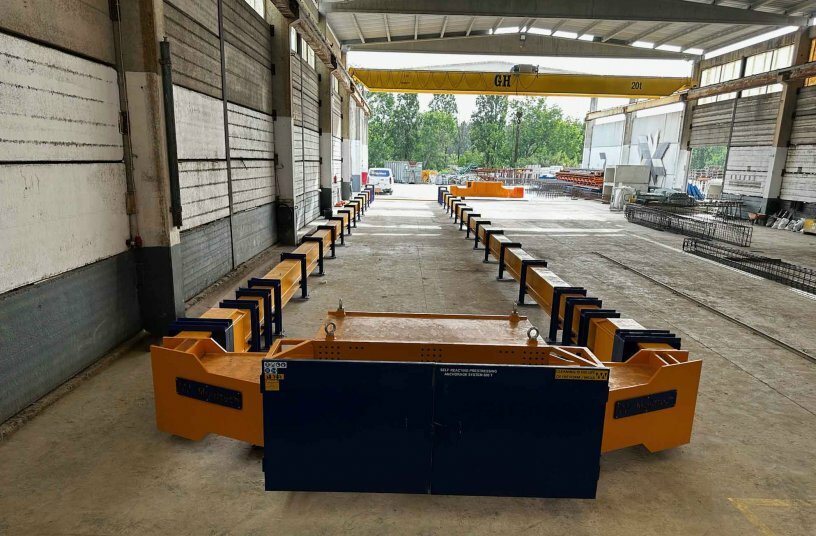 MOLDTECH completes commissioning of an 800-TON prestressing bed in Portugal