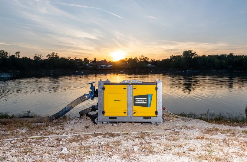 Atlas Copco launches the E-Pump, a fully electric range of self-priming dewatering pumps with a lower total cost of ownership<br>IMAGE SOURCE: Atlas Copco