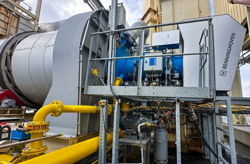 Asphalt production without greenhouse gas emissions. <br>IMAGE SOURCE: WIRTGEN GROUP