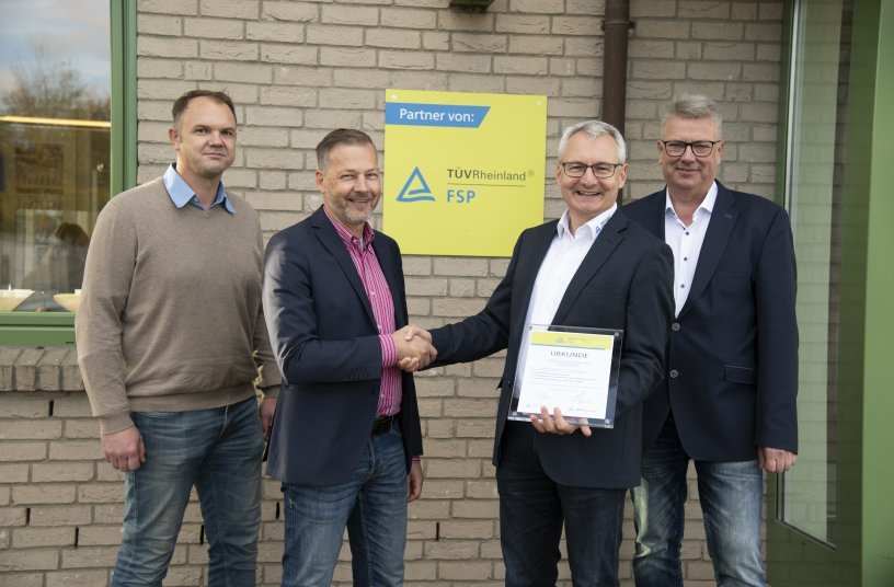 Baumaschinenhändler BAUMA verkauft seine Maschinen jetzt mit Zertifikat der FSP<br>BILDQUELLE: FSP Leitung und Service GmbH / TÜV Rheinland Group