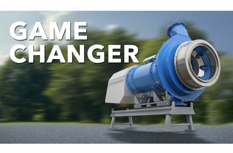 The new multi-burner generation from Benninghoven is a proactive step towards economical and sustainable asphalt production.<br>IMAGE SOURCE: WIRTGEN GROUP