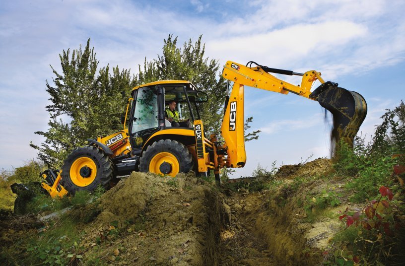 The JCB Platinum Pro Backhoe Loader