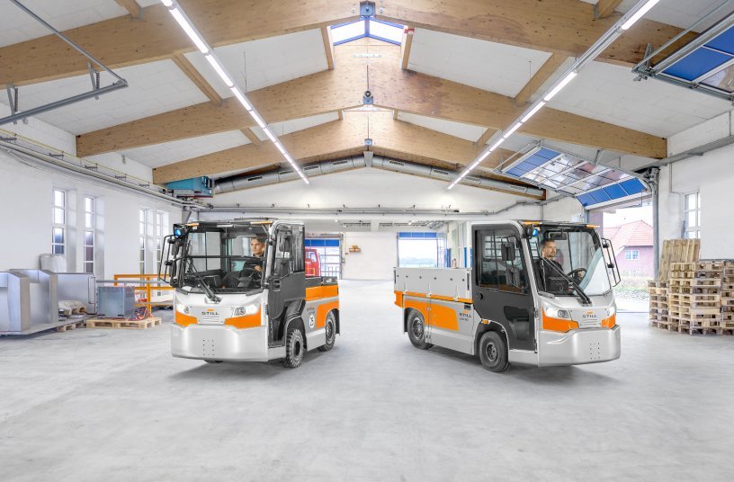 Mit den neuen Baureihen LXT 120-350 und LXW 20-30 erweitert STILL sein Produktportfolio an elektrisch angetriebenen Schlepp- und Transportfahrzeugen.<br>BUILDQUELLE: STILL GmbH