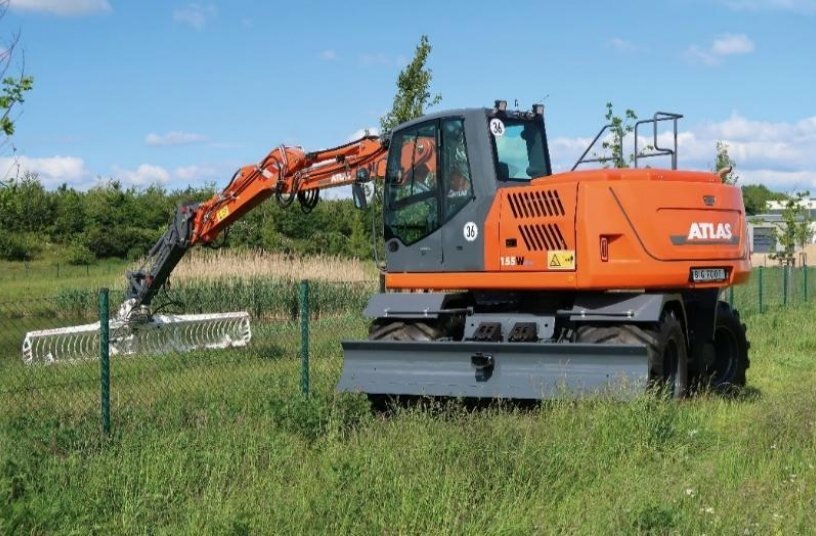 ATLAS wheeled excavator 155W Bigfoot<br>IMAGE SOURCE: © ATLAS GmbH