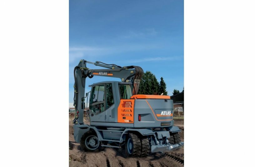 ATLAS compact excavator 135Wsr<br>IMAGE SOURCE: © ATLAS GmbH