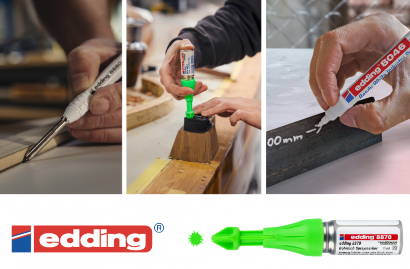 edding: Markierlösungen für Handwerk und Industrie <br>BILDQUELLE: edding Vertrieb GmbH