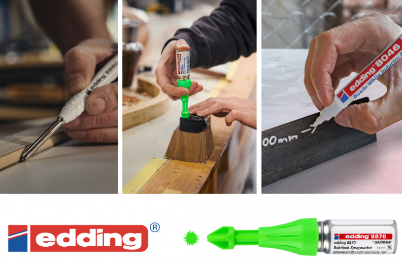 edding auf der NordBau 2026<br>BILDQUELLE: edding Vertrieb GmbH