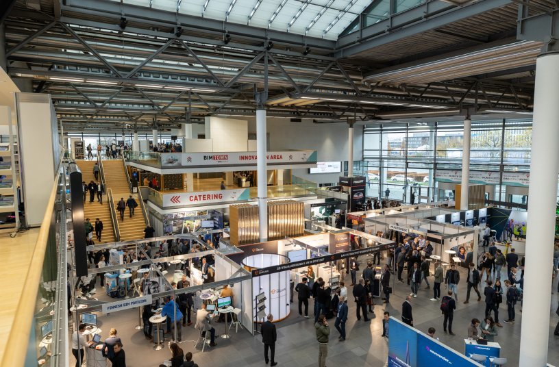 BIM World MUNICH 2022 - the trendsetting event for the digitalization of the construction industry - took place with new exhibitor and visitor records<br>IMAGE SOURCE: BIM World MUNICH