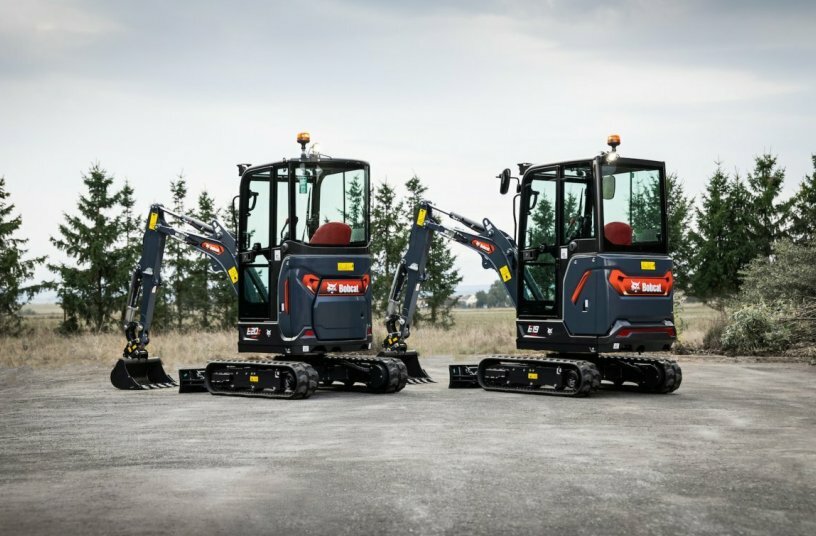 Bobcat 1-2t Minibagger Premiere Launch Edition<br>BILDQUELLE: Doosan Bobcat EMEA