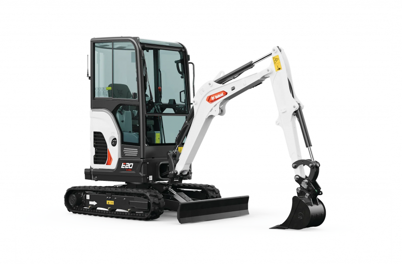Bobcat E20 mini excavator<br>IMAGE SOURCE: Bobcat