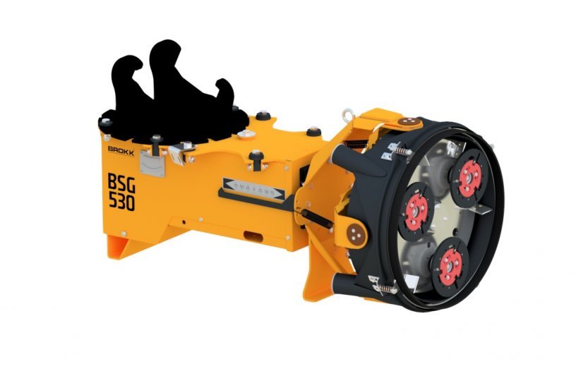 The BSG 530 is fully remote-controlled through the Brokk control box, offering an automated method of stripping plaster, contaminated material, tile adhesive and paint from walls, ceilings and floors.<br>IMAGE SOURCE: Brokk