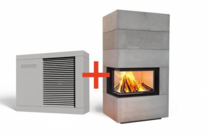 Brunner heat pump for stove heating <br>IMAGE SOURCE: Brunner