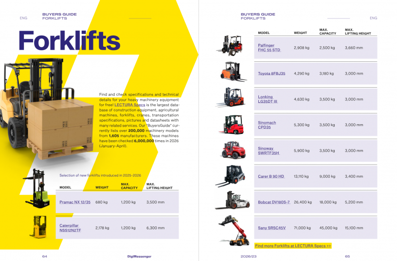 Looking for the right forklift?<br>IMAGE SOURCE: LECTURA GmbH