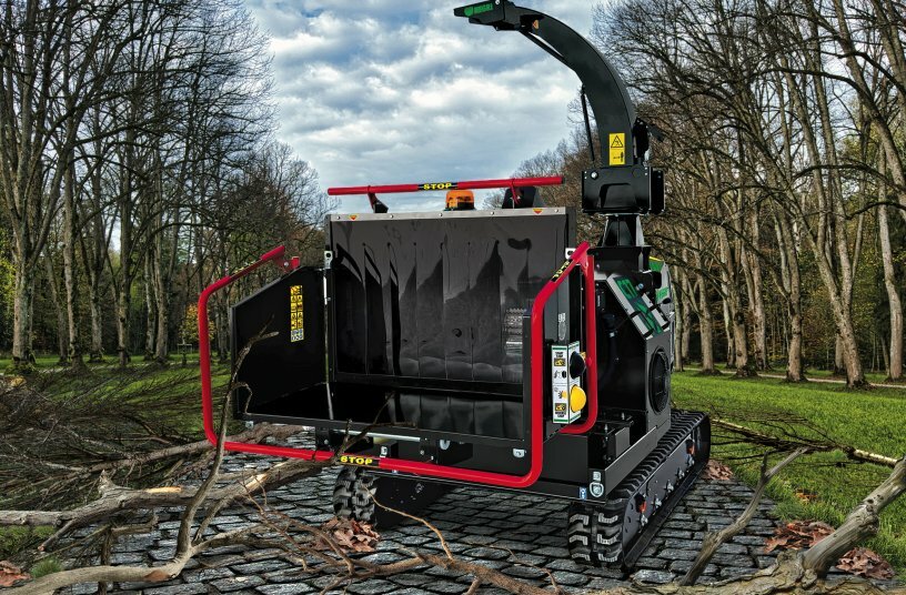 Among the products on display at the Demopark is the new C17 chipper. This completes Negri's chipper range and features exceptional shredding speed and the ability to withstand heavy workloads.<br>IMAGE SOURCE: Negri S.R.L.